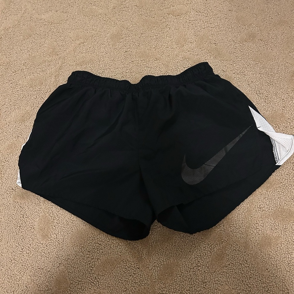 Nike Black and White Running Shorts